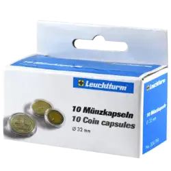 32mm - Coin Capsules (pack of 10)