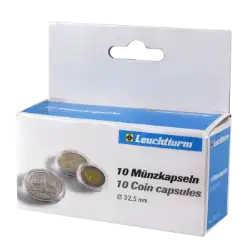 32.5mm - Coin Capsules (pack of 10)