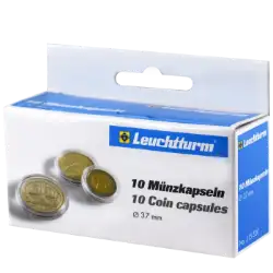 37mm - Coin Capsules (pack of 10)