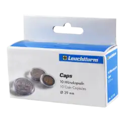 39mm - Coin Capsules (pack of 10)