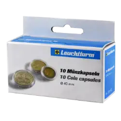 40mm - Coin Capsules (pack of 10)