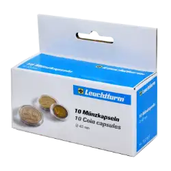43mm - Coin Capsules (pack of 10)