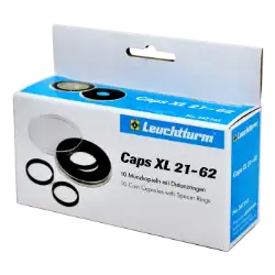 62mm - Coin Capsules (pack of 10) - CAPSXL62