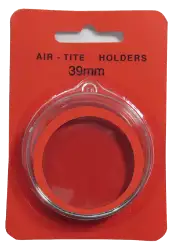 Air Tite 39mm Retail Package Holders - Holiday Ornament Red
