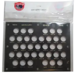 United States Mercury Dimes 1934-1945s