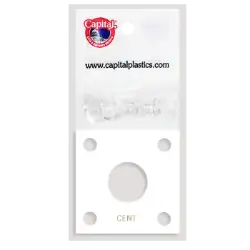 Capital Plastics 144 Coin Holder - Cent