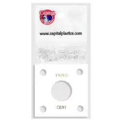 Capital Plastics 144 Coin Holder - 1909S Cent