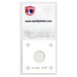 Capital Plastics 144 Coin Holder - Indian Cent