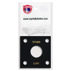 Capital Plastics 144 Coin Holder - Indian Cent