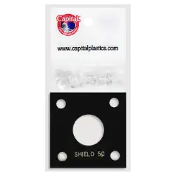 Capital Plastics 144 Coin Holder - Shield Nickel