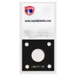 Capital Plastics 144 Coin Holder - Liberty Nickel