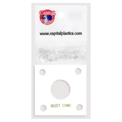 Capital Plastics 144 Coin Holder - Bust Dime