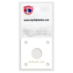 Capital Plastics 144 Coin Holder - Mercury Dime