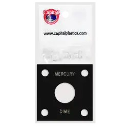 Capital Plastics 144 Coin Holder - Mercury Dime