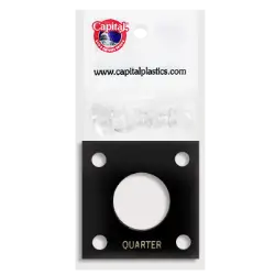 Capital Plastics 144 Coin Holder - Quarter