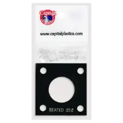 Capital Plastics 144 Coin Holder - Seated Liberty Quarter
