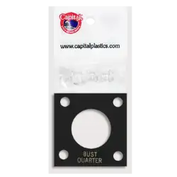 Capital Plastics 144 Coin Holder - Bust Quarter