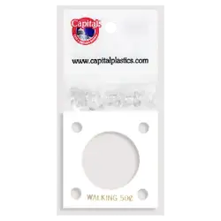 Capital Plastics 144 Coin Holder - Walking Half Dollar