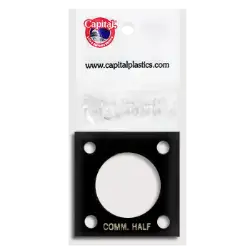 Capital Plastics 144 Coin Holder - Comm Half Dollar