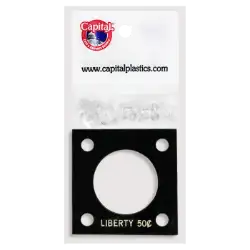 Capital Plastics 144 Coin Holder - Liberty Half Dollar