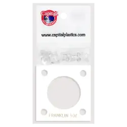 Capital Plastics 144 Coin Holder - Franklin Half Dollar