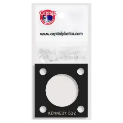 Capital Plastics 144 Coin Holder - Kennedy Half Dollar