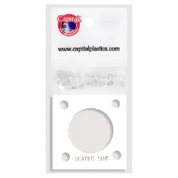 Capital Plastics 144 Coin Holder - Seated Liberty Half Dollar