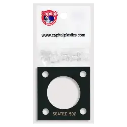 Capital Plastics 144 Coin Holder - Seated Liberty Half Dollar