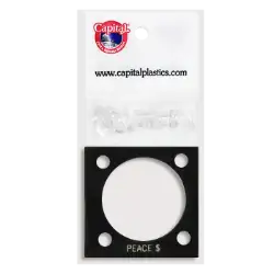 Capital Plastics 144 Coin Holder - Peace $