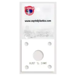 Capital Plastics 144 Coin Holder - Bust 1/2 Dime