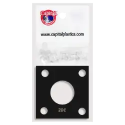 Capital Plastics 144 Coin Holder - 20 Cents