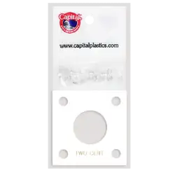 Capital Plastics 144 Coin Holder - Two Cent