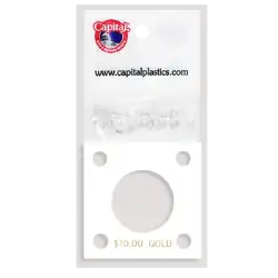 Capital Plastics 144 Coin Holder - $10 Gold