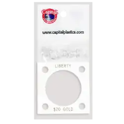 Capital Plastics 144 Coin Holder - Liberty $20 Gold