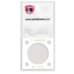 Capital Plastics 144 Coin Holder - St. Gaudens $20