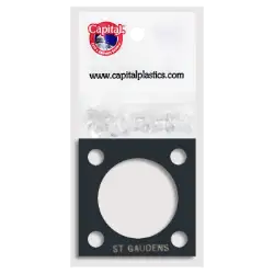 Capital Plastics 144 Coin Holder - St. Gaudens $20