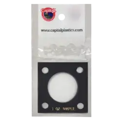 Capital Plastics 144 Coin Holder - 1 oz. Maple