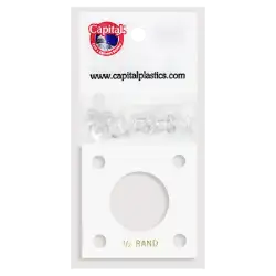 Capital Plastics 144 Coin Holder - 1/2 oz. Krug