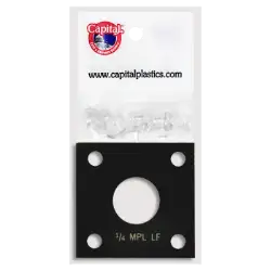 Capital Plastics 144 Coin Holder - 1/4 oz. Maple