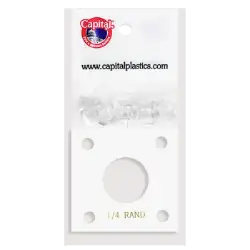 Capital Plastics 144 Coin Holder - 1/4 oz. Krug