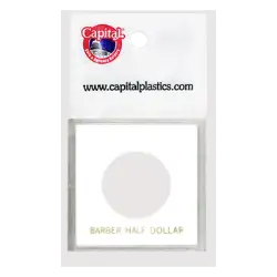 Capital Plastics Krown Coin Holder - Barber Half Dollar