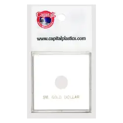 Capital Plastics Krown Coin Holder - Small Gold $ (type 1)