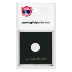 Capital Plastics Krown Coin Holder - Large Gold $ (type 2&3)