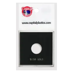 Capital Plastics Krown Coin Holder - $2.50 Gold