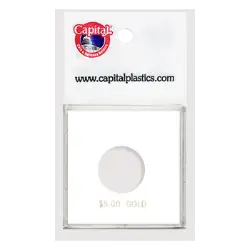 Capital Plastics Krown Coin Holder - $5 Gold
