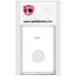 Capital Plastics Caps Coin Holder - Cent