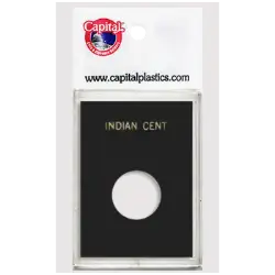 Capital Plastics Caps Coin Holder - Indian Cent