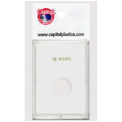 Capital Plastics Caps Coin Holder - 3 Cent Nickel