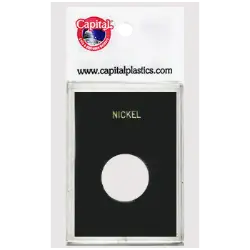 Capital Plastics Caps Coin Holder - Nickel