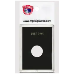 Capital Plastics Caps Coin Holder - Bust Dime